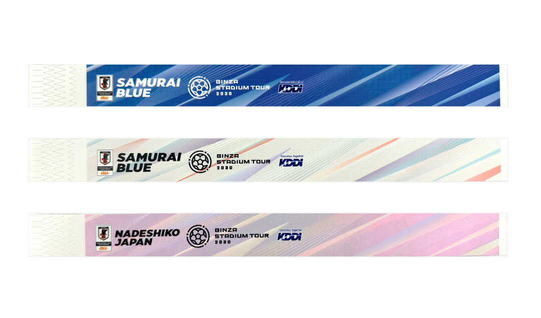 スタジアムパスは、SAMURAI BLUE・なでしこジャパンの合計3種類のデザインをご用意しています。